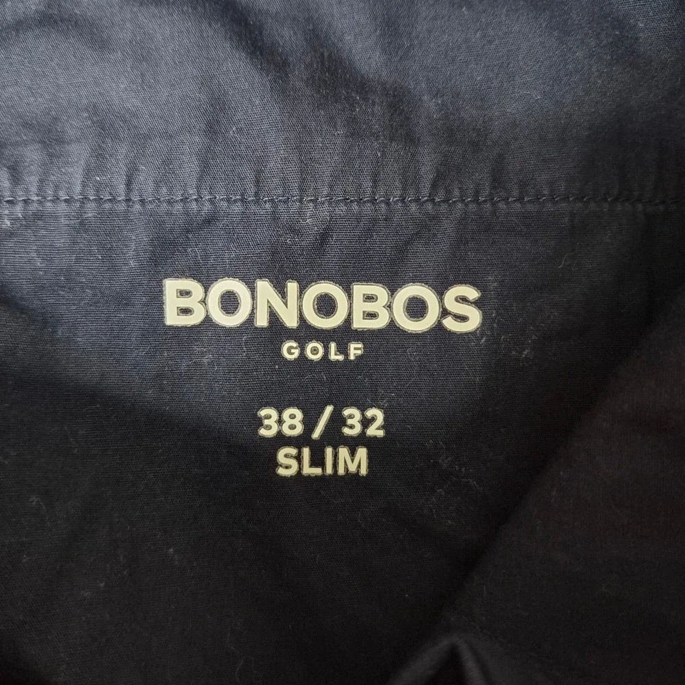 Bonobos Golf Pants Mens 38x32(31) Gray Slim Fit Performance Chino 17896-GYJ14